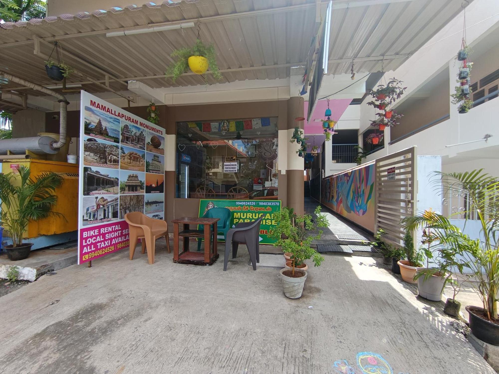 Sri Murugan Beach Paradise Hotel Mahabalipuram Buitenkant foto